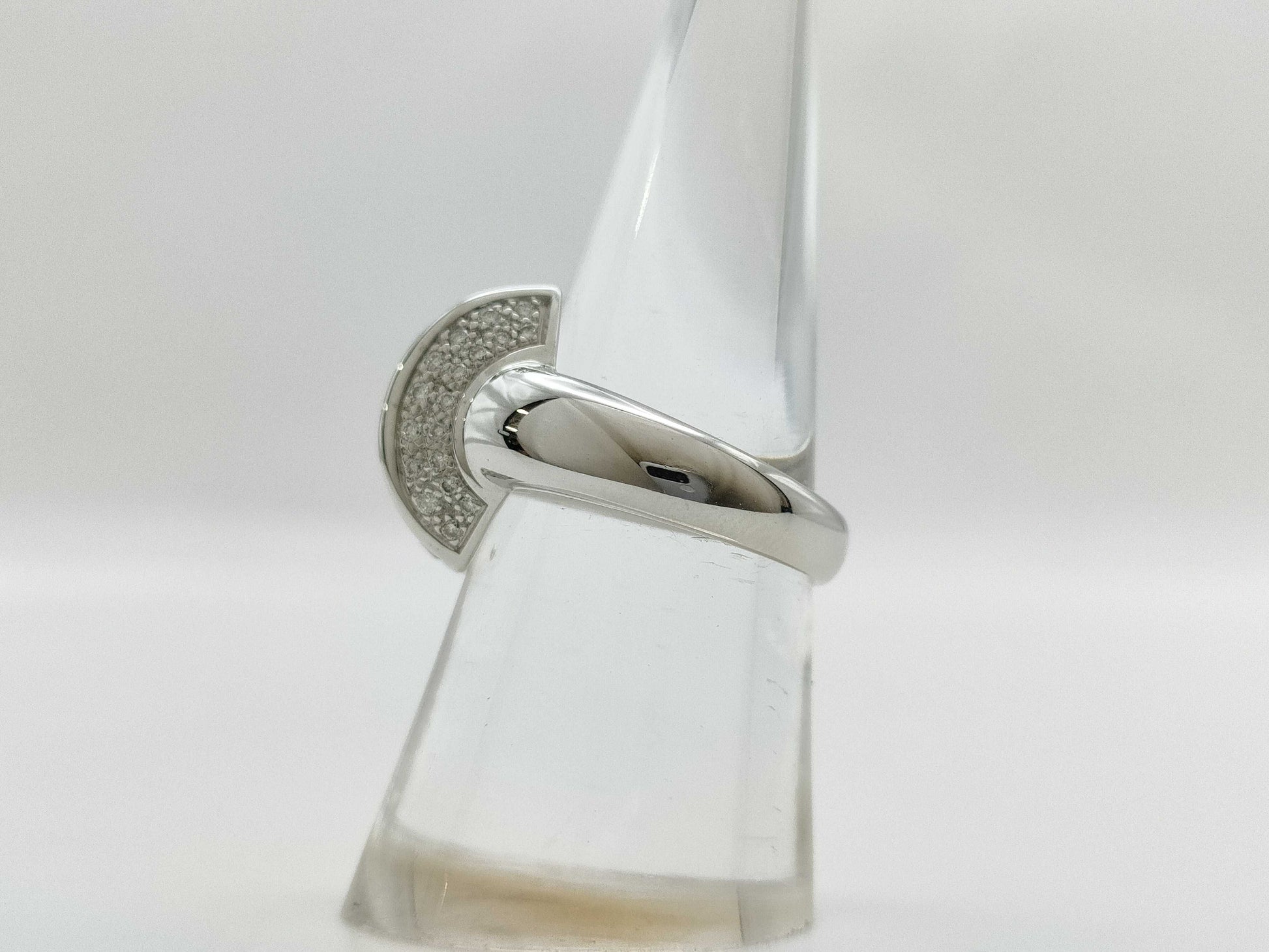 PS1.94ct D0.19ct K18WG 9.2g Ring 