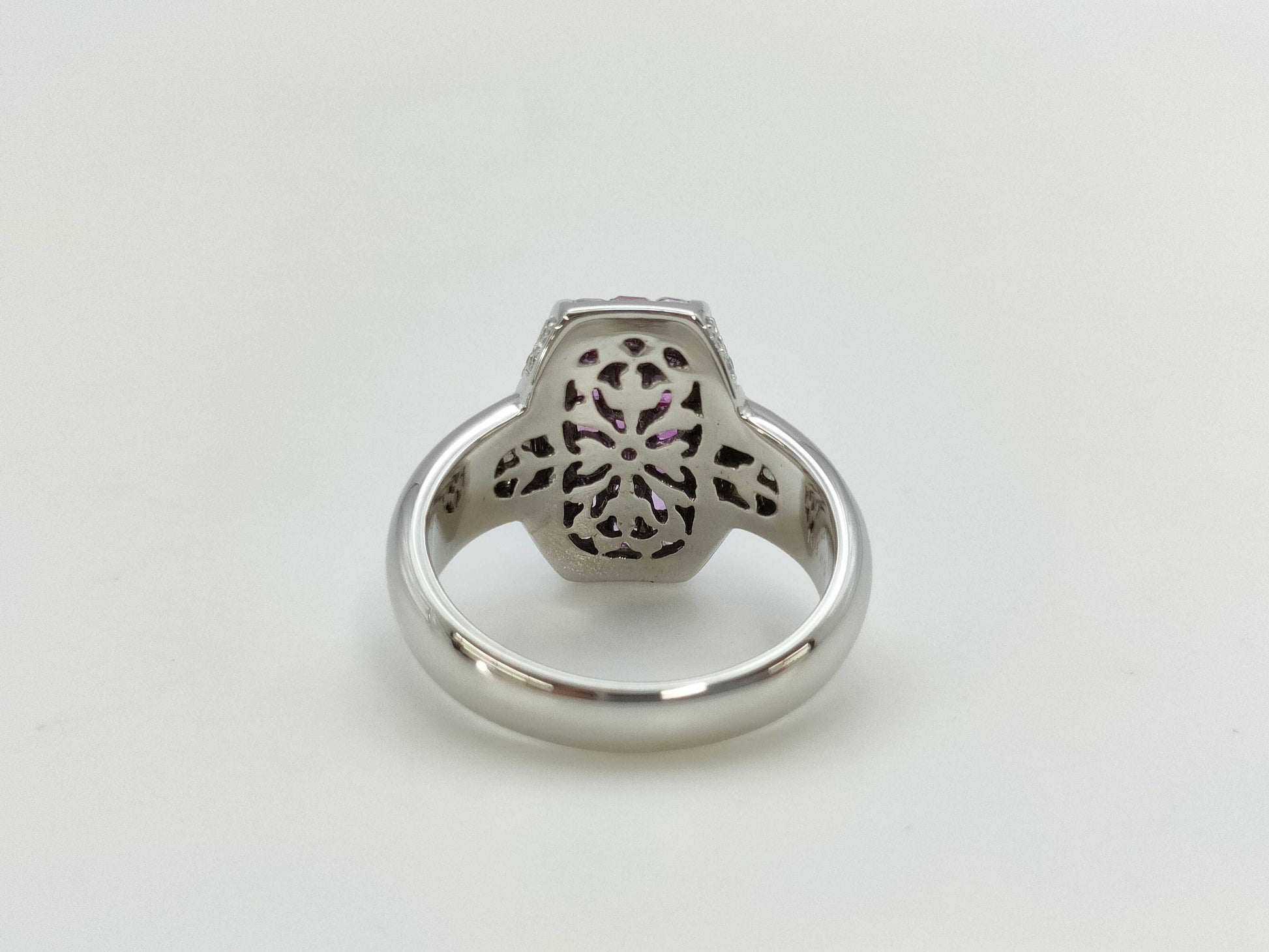 PS1.94ct D0.19ct K18WG 9.2g Ring 
