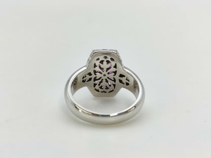 PS1.94ct D0.19ct K18WG 9.2g Ring 