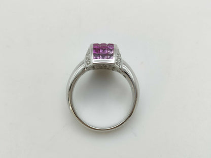PS1.94ct D0.19ct K18WG 9.2g Ring 