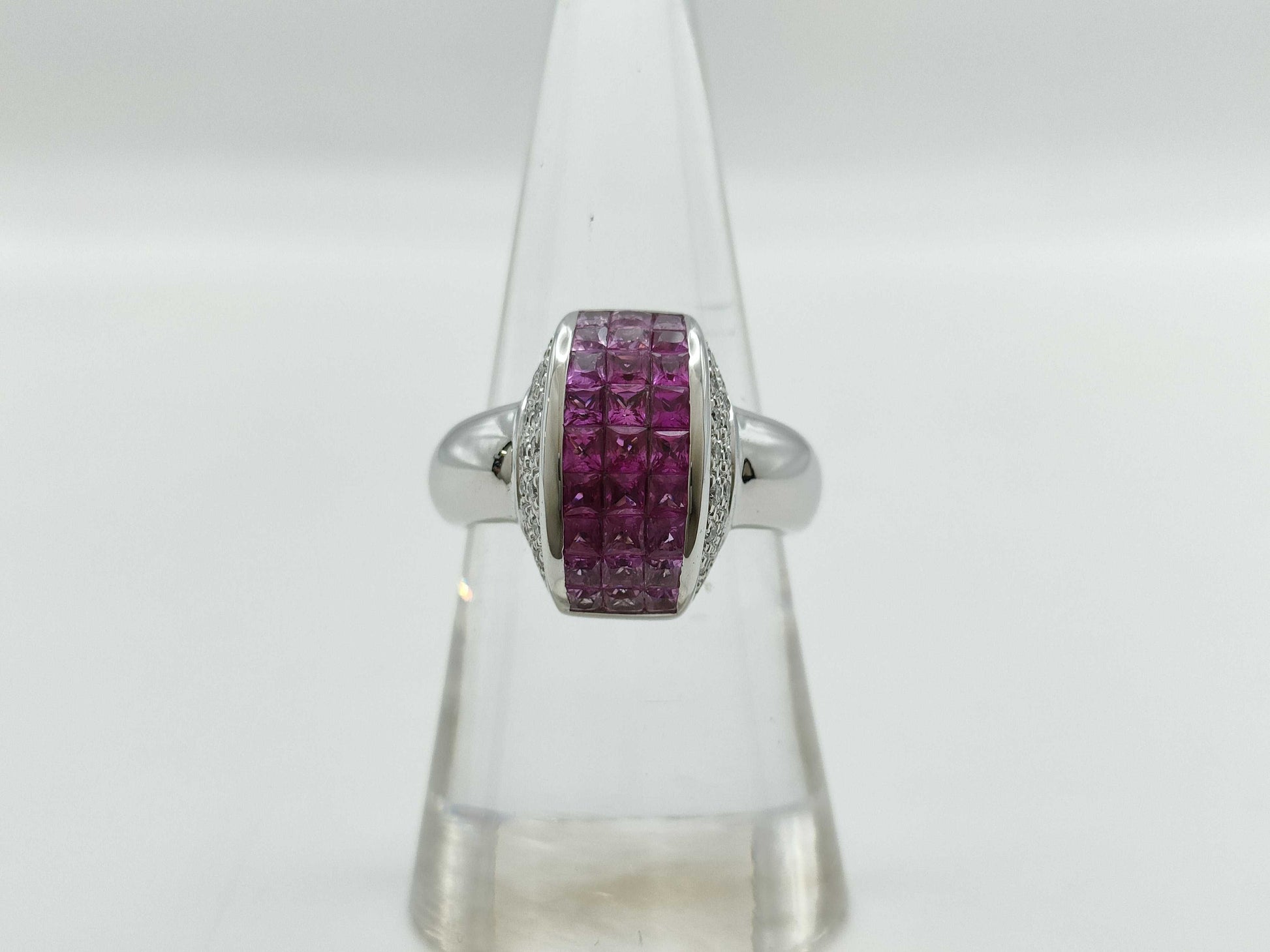 PS1.94ct D0.19ct K18WG 9.2g Ring 