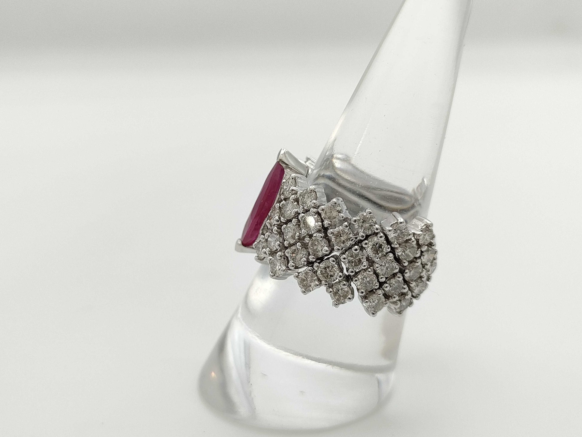 R1.7ct D3.35ct 750 9.6g Ring 