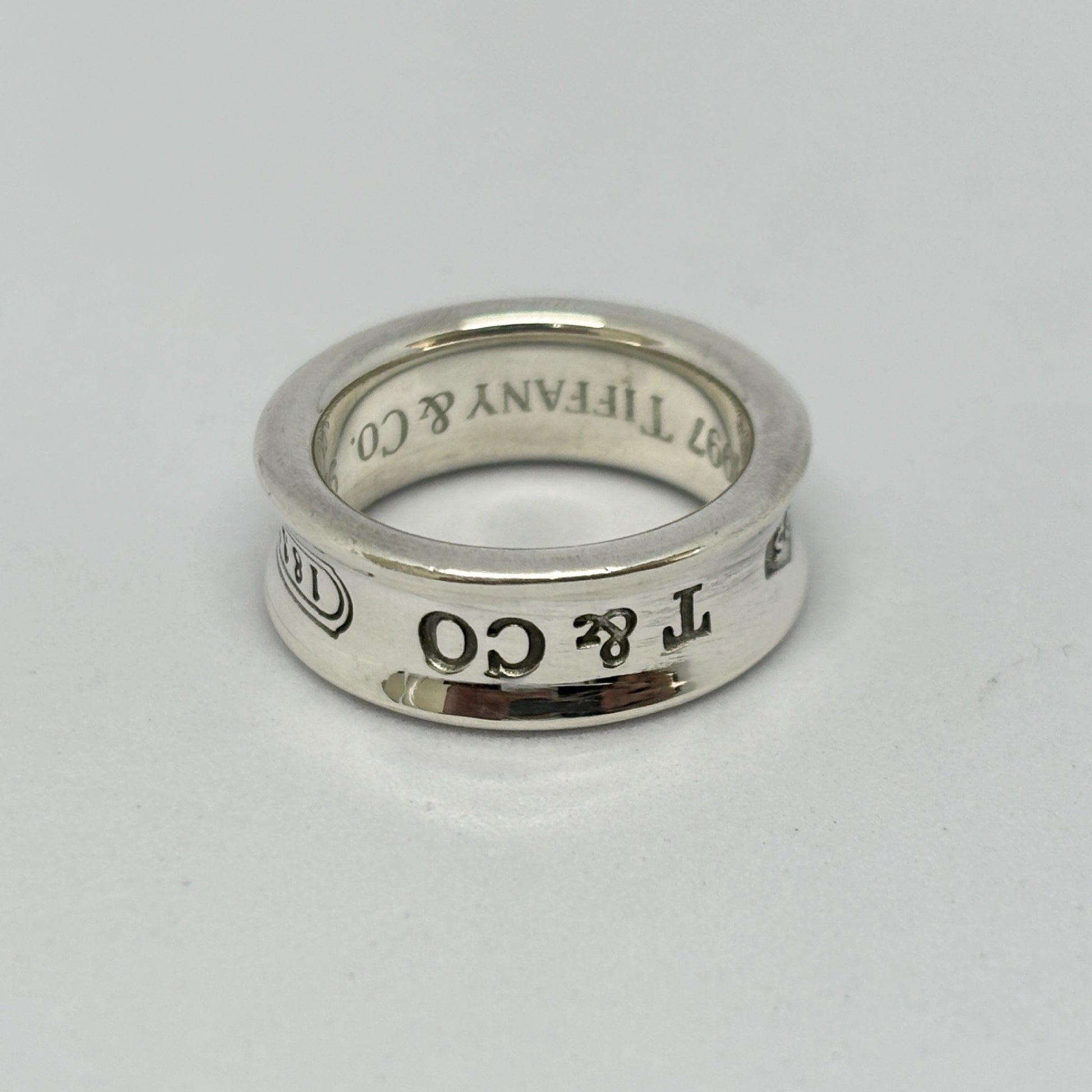 Tiffany & Co. Tiffany Narrow Ring 1837 Silver 925 6.9g Ring