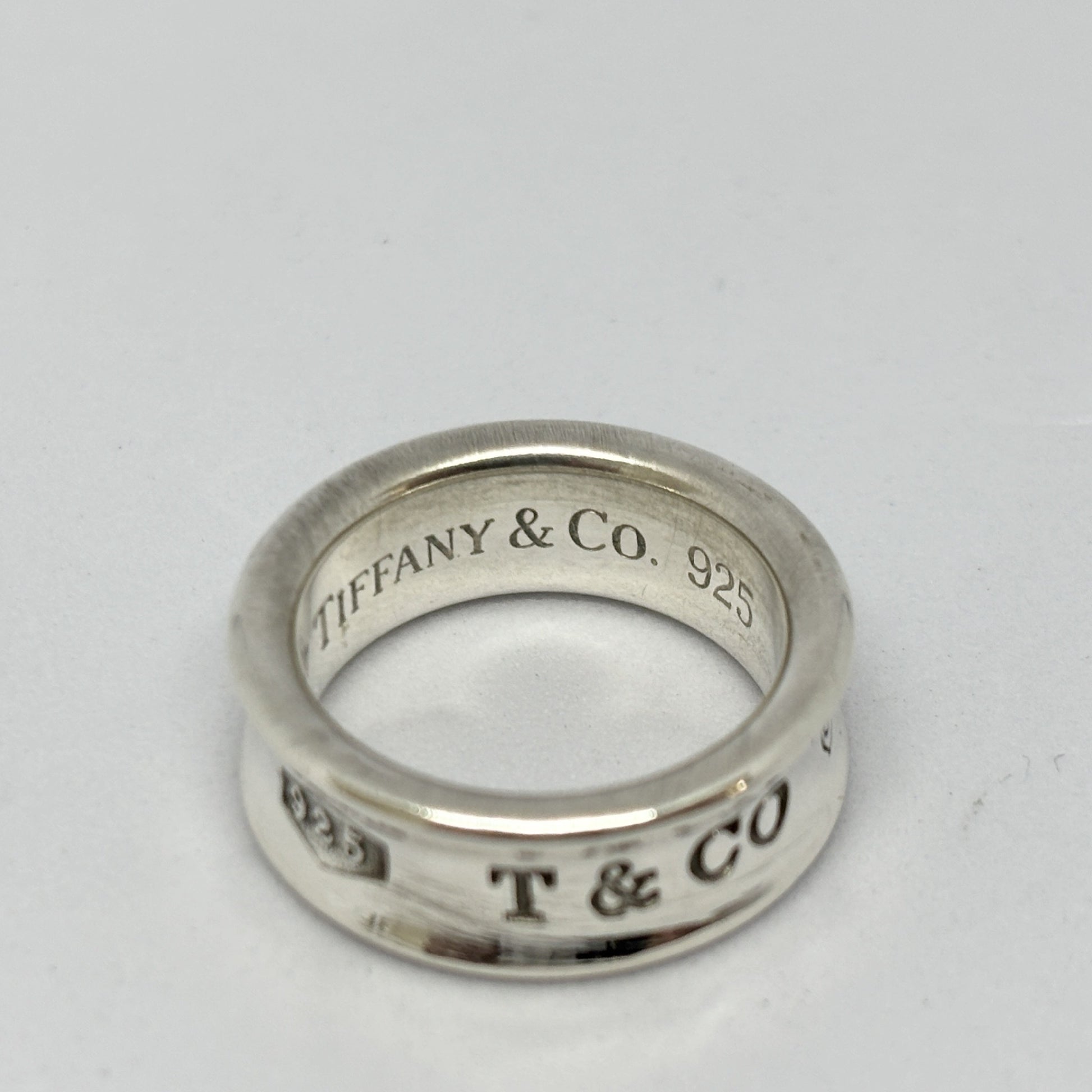 Tiffany & Co. Tiffany Narrow Ring 1837 Silver 925 6.9g Ring