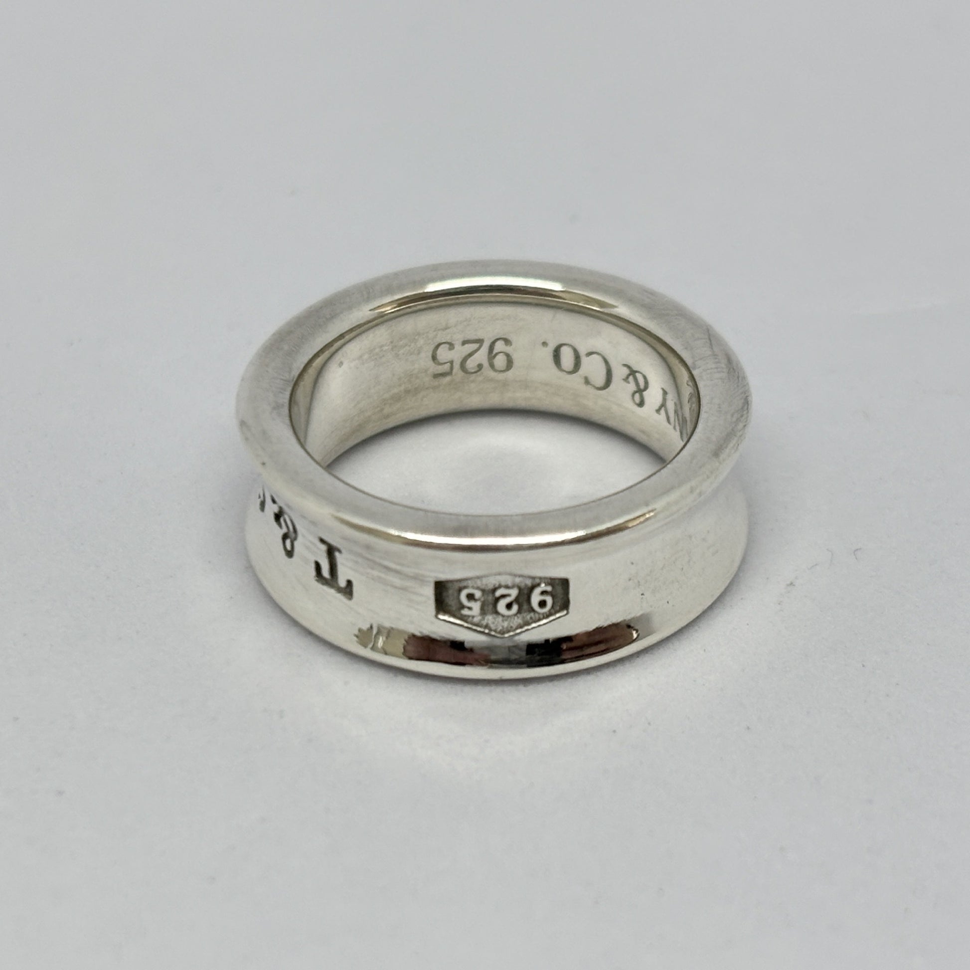 Tiffany & Co. Tiffany Narrow Ring 1837 Silver 925 6.9g Ring