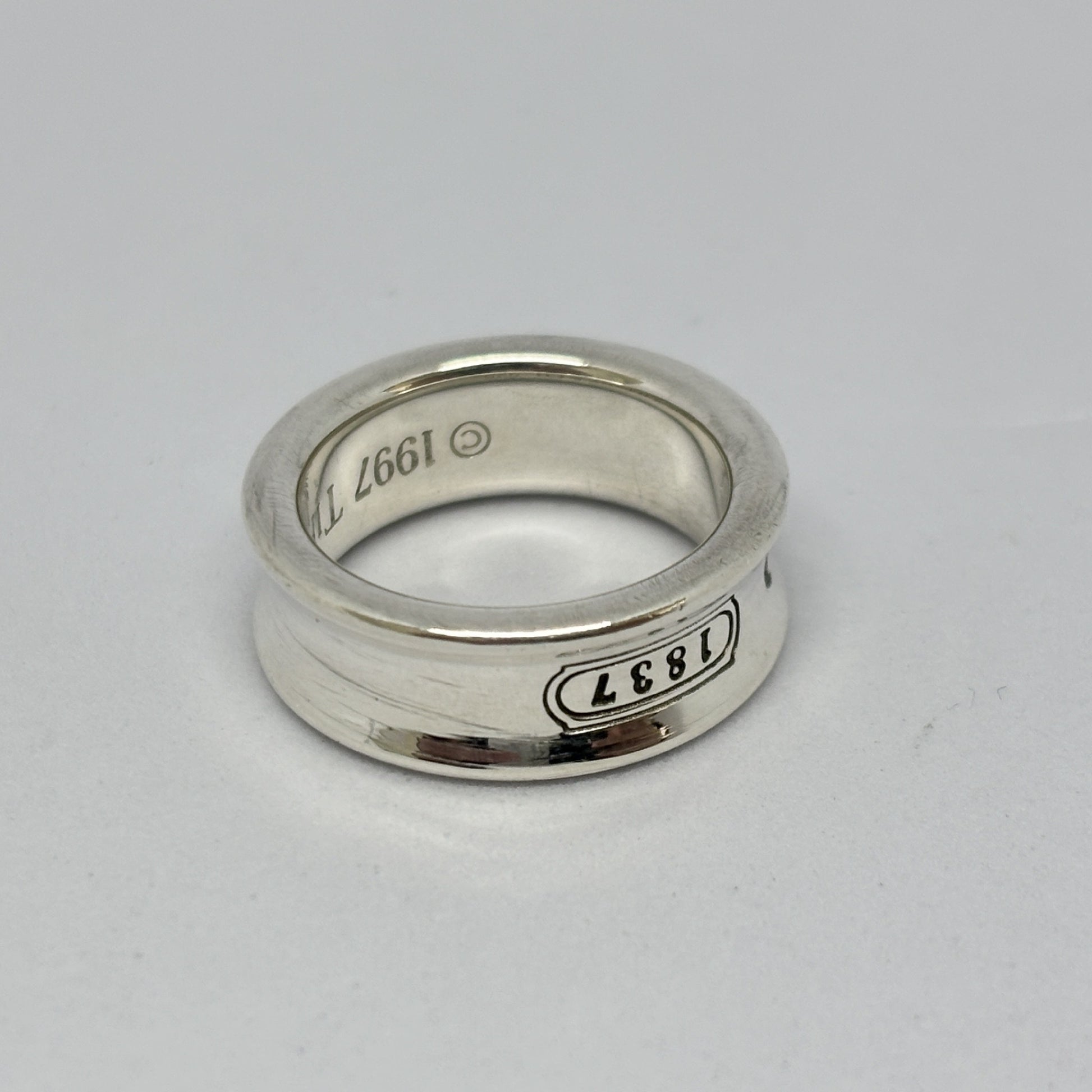Tiffany & Co. Tiffany Narrow Ring 1837 Silver 925 6.9g Ring