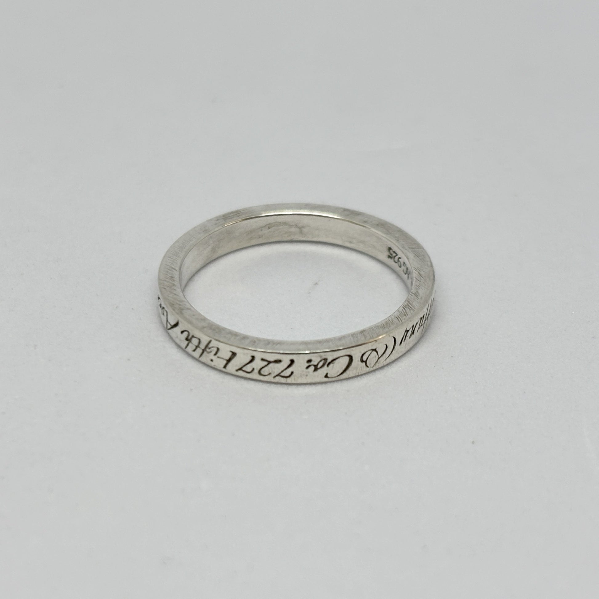 Tiffany & Co. Tiffany Ring Narrow Not Narrow New York Sterling Silver 925 2.5g Ring