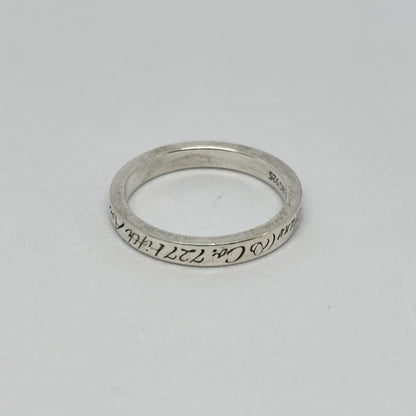 Tiffany & Co. Tiffany Ring Narrow Not Narrow New York Sterling Silver 925 2.5g Ring