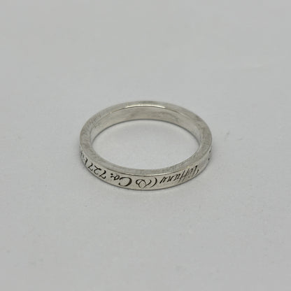 Tiffany & Co. Tiffany Ring Narrow Not Narrow New York Sterling Silver 925 2.5g Ring