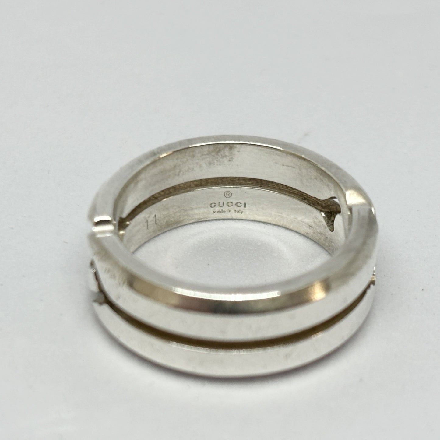 GUCCI GUCCI Infinity Knot Ring Silver Ag 925 6.4g Ring