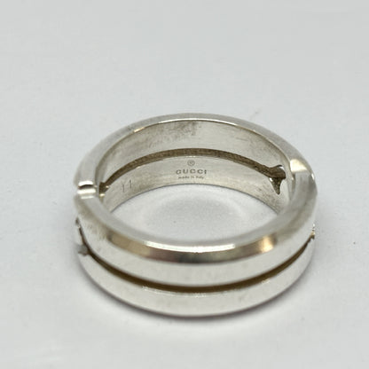 GUCCI GUCCI Infinity Knot Ring Silver Ag 925 6.4g Ring