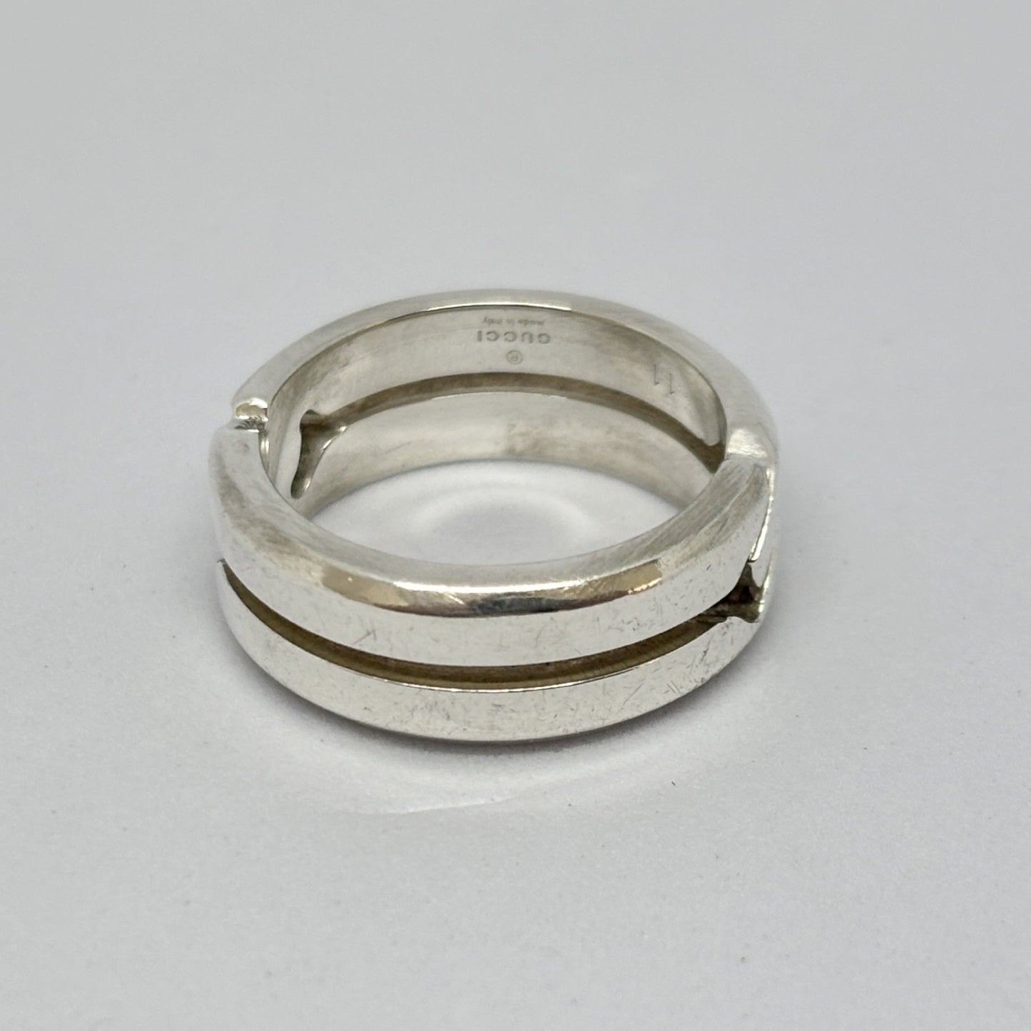 GUCCI GUCCI Infinity Knot Ring Silver Ag 925 6.4g Ring