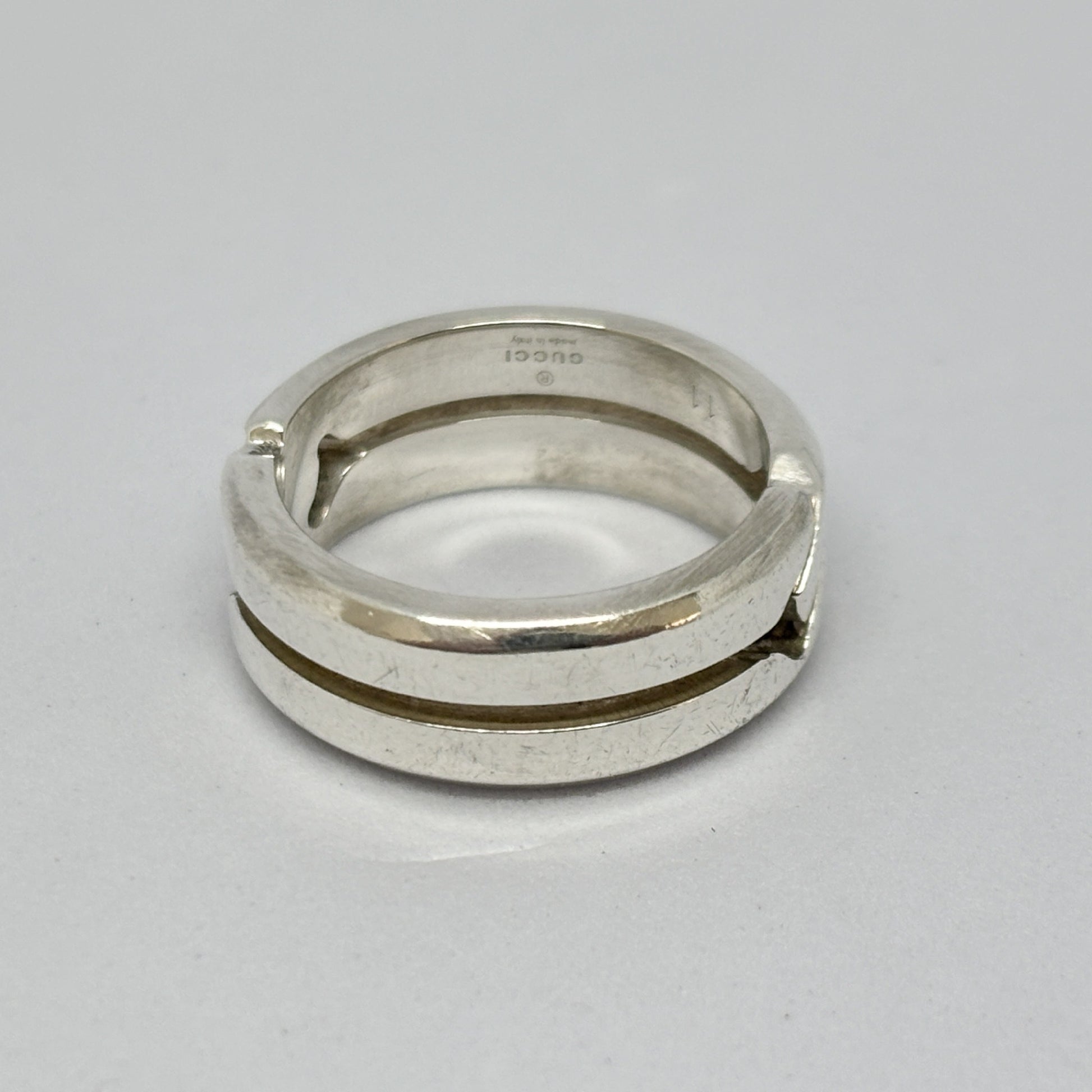 GUCCI GUCCI Infinity Knot Ring Silver Ag 925 6.4g Ring