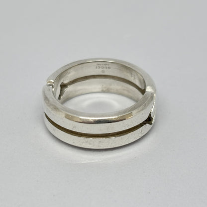 GUCCI GUCCI Infinity Knot Ring Silver Ag 925 6.4g Ring
