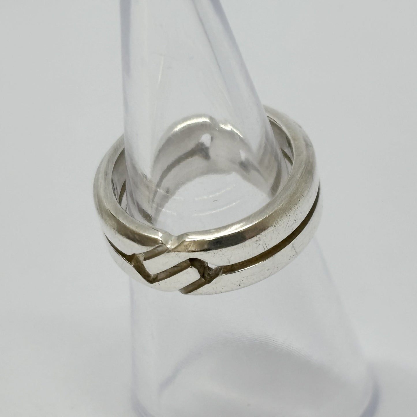 GUCCI GUCCI Infinity Knot Ring Silver Ag 925 6.4g Ring