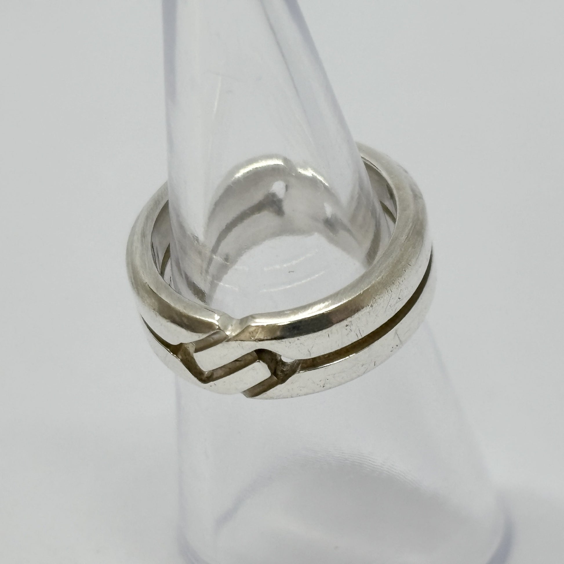 GUCCI GUCCI Infinity Knot Ring Silver Ag 925 6.4g Ring