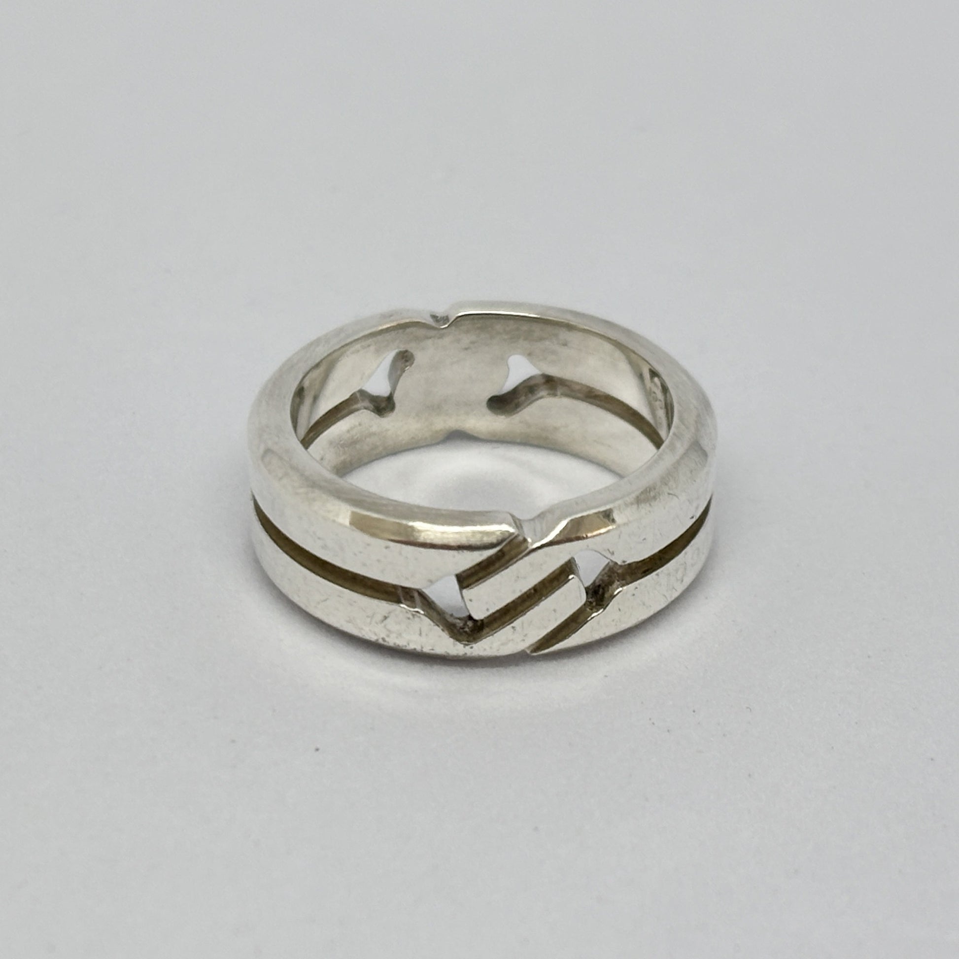 GUCCI GUCCI Infinity Knot Ring Silver Ag 925 6.4g Ring