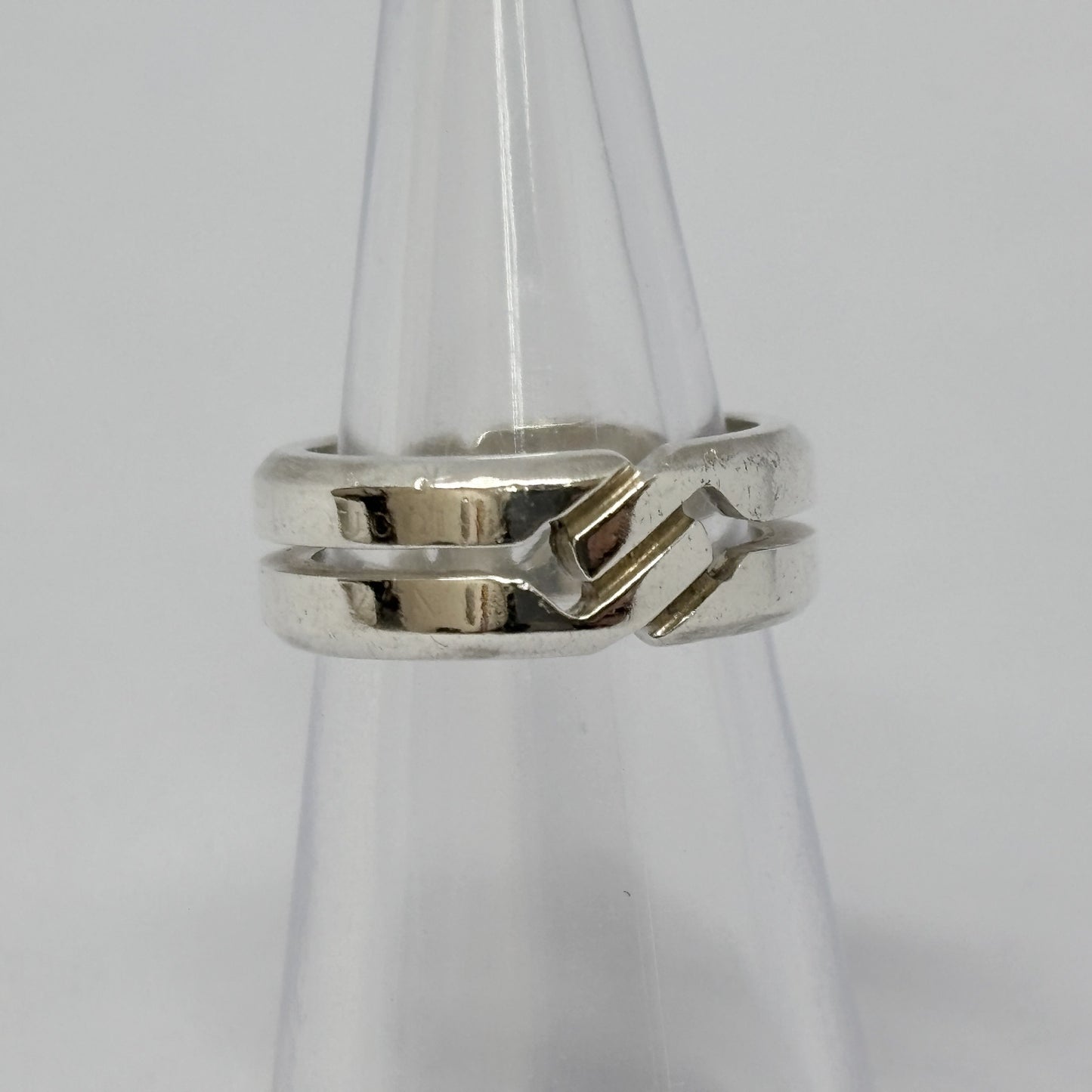 GUCCI GUCCI Infinity Knot Ring Silver Ag 925 6.4g Ring