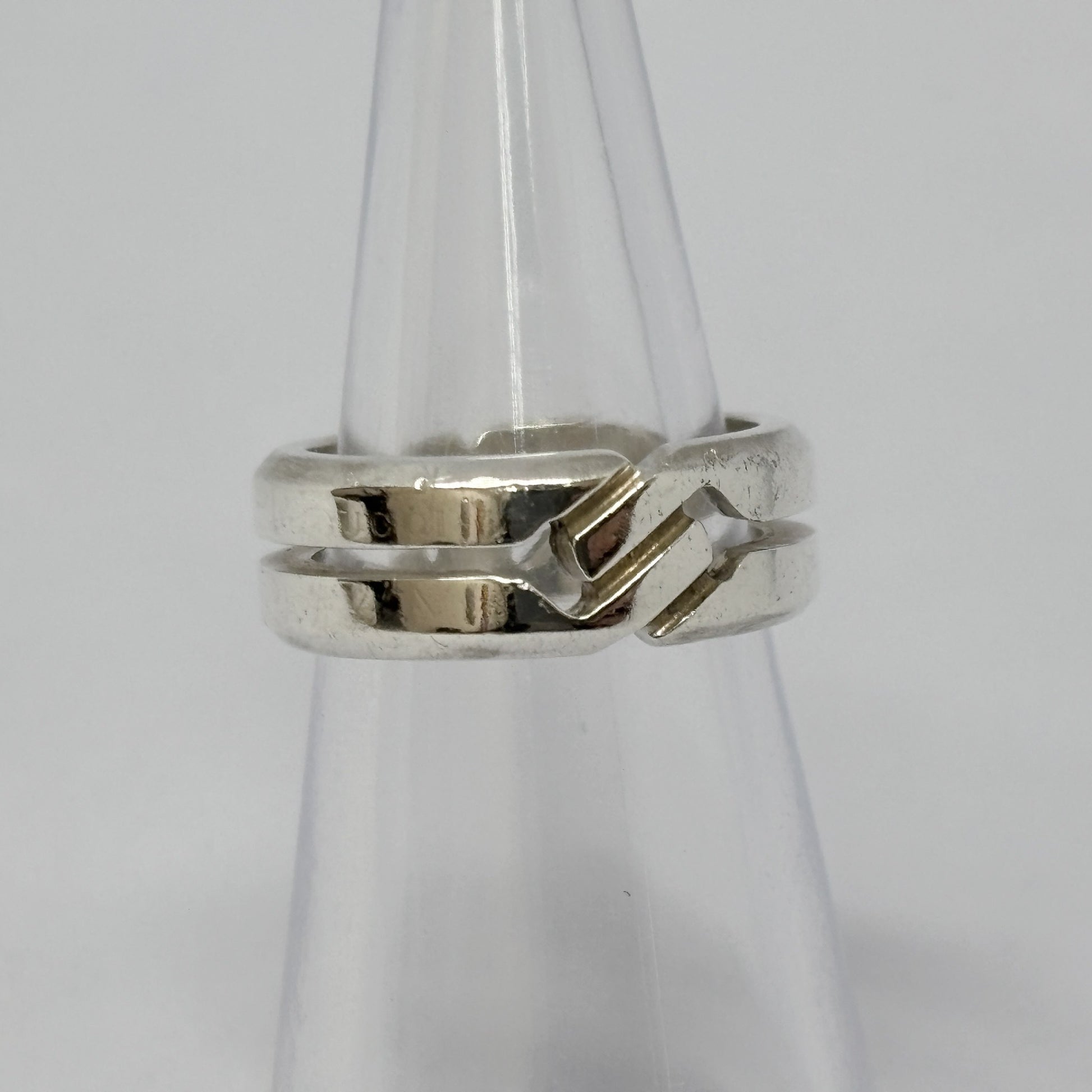 GUCCI GUCCI Infinity Knot Ring Silver Ag 925 6.4g Ring