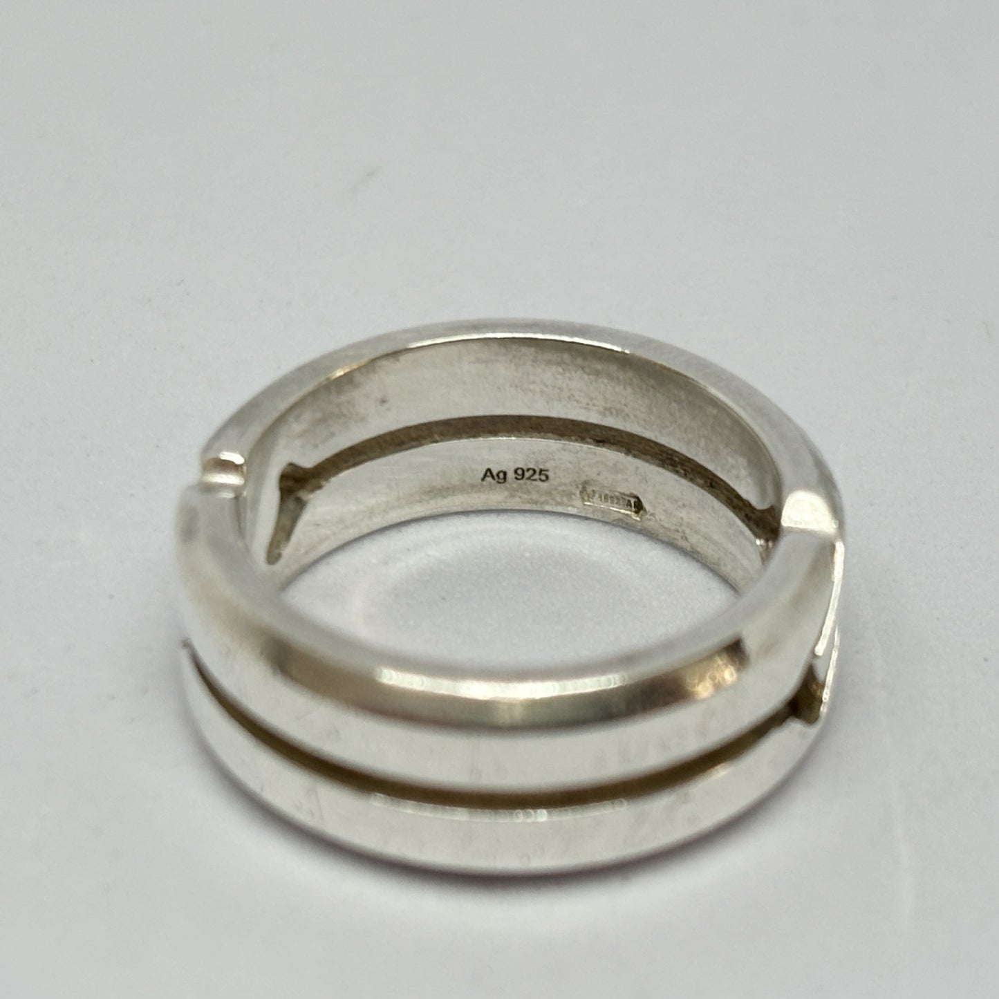 GUCCI GUCCI Infinity Knot Ring Silver Ag 925 6.4g Ring