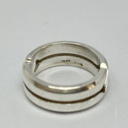 GUCCI GUCCI Infinity Knot Ring Silver Ag 925 6.4g Ring