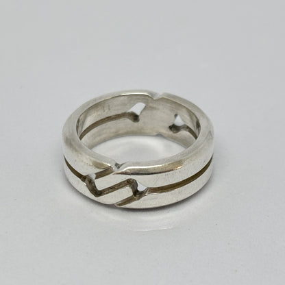 GUCCI GUCCI Infinity Knot Ring Silver Ag 925 6.4g Ring