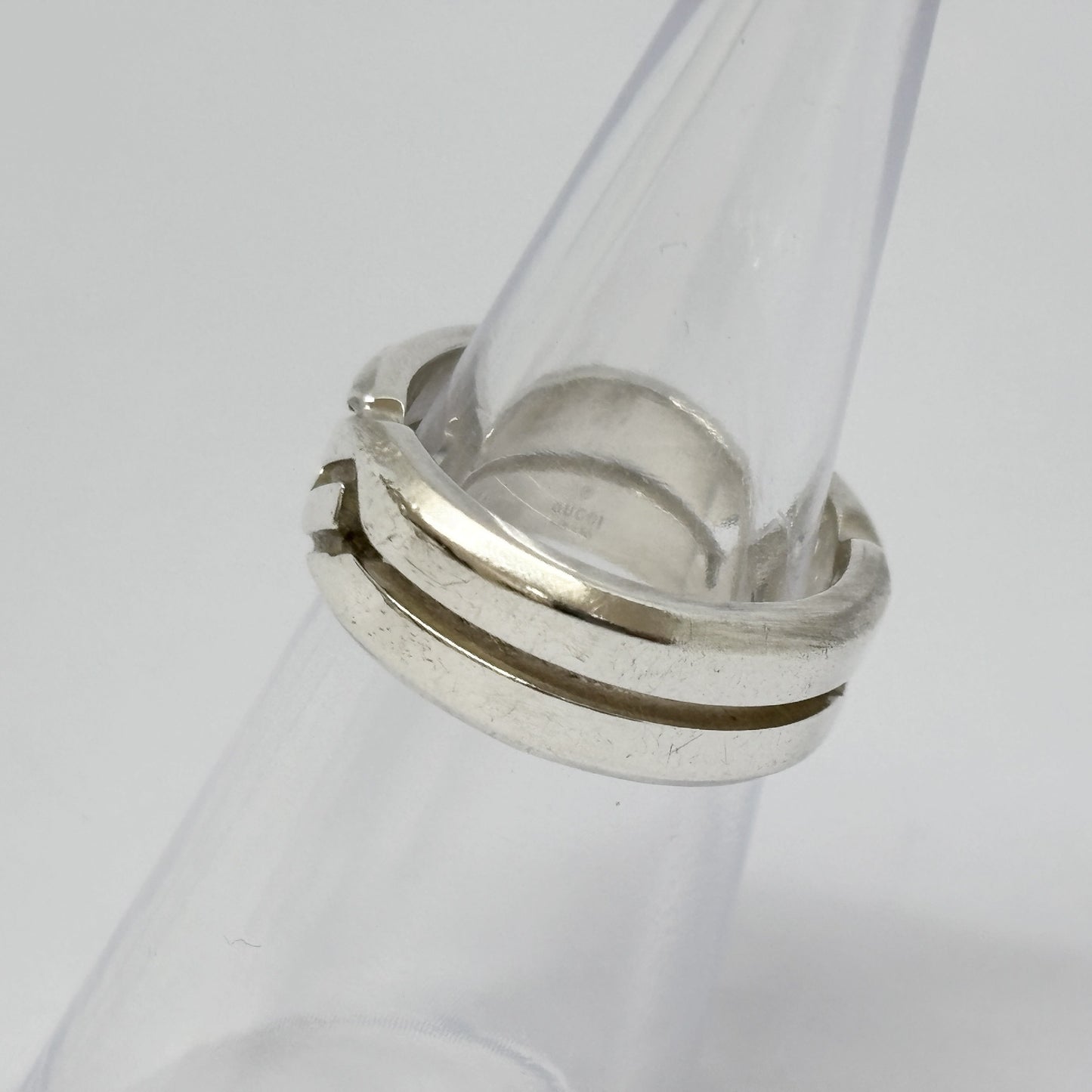 GUCCI GUCCI Infinity Knot Ring Silver Ag 925 6.4g Ring