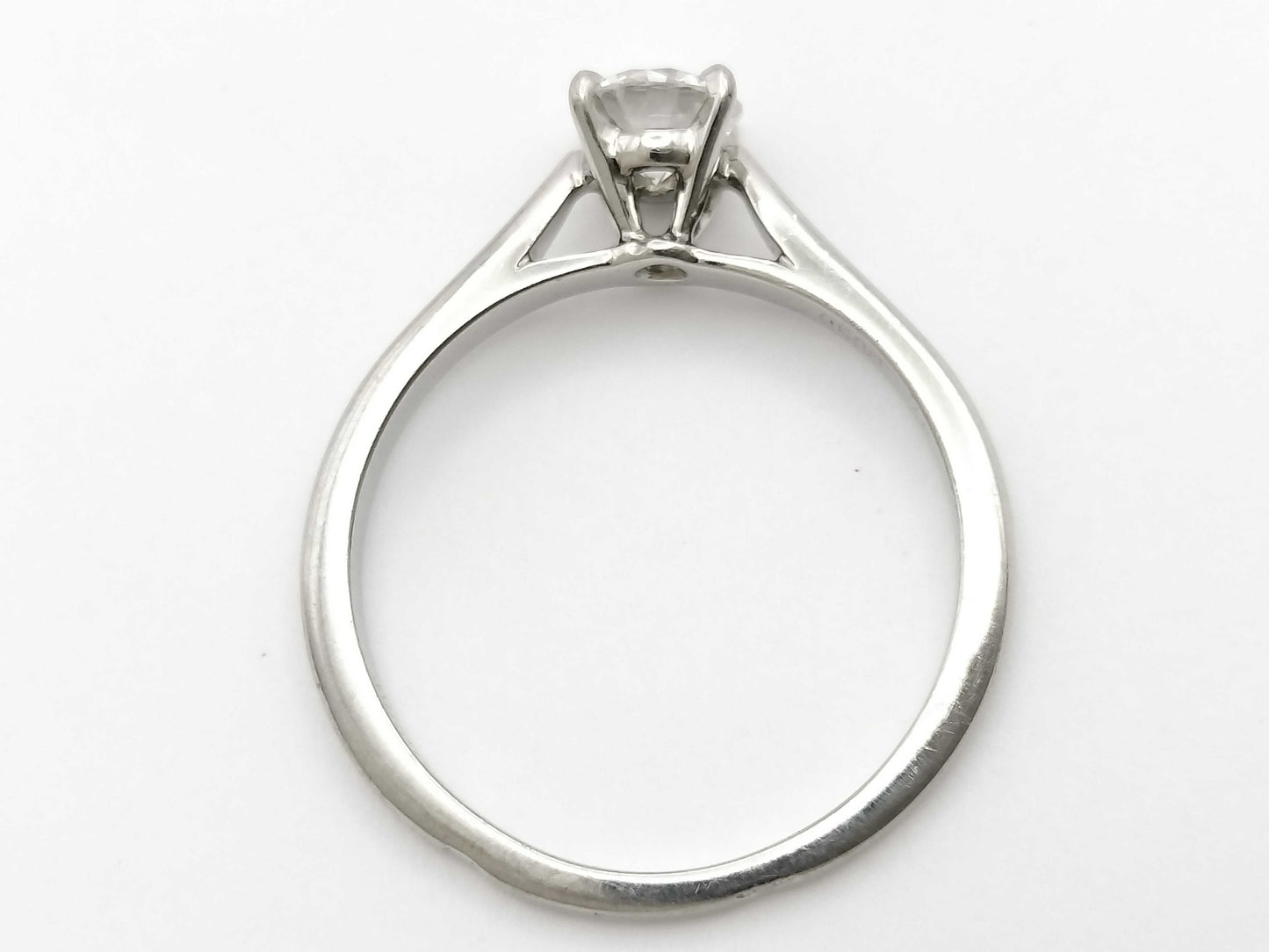 Cartier Solitaire #45 D0.29ct Pt950 2.0g Ring 