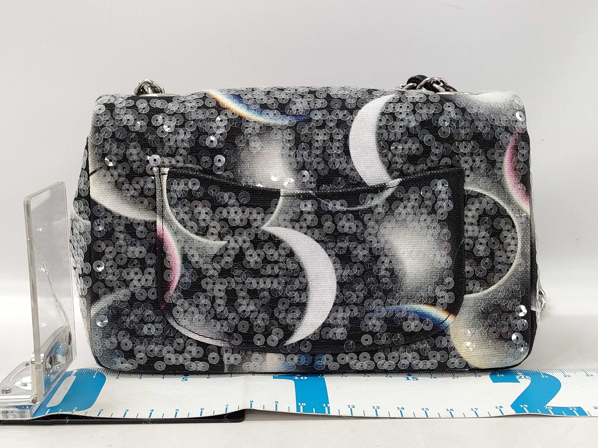 CHANEL Minimato Sequin Canvas Multicolor SS Shoulder Bag