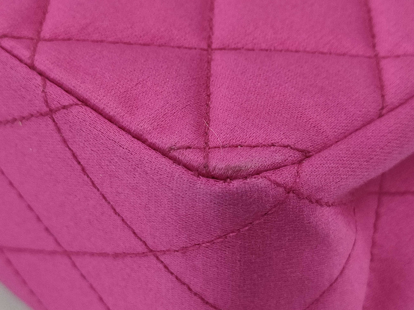 CHANEL Double Flap Satin Pink GP Shoulder Bag
