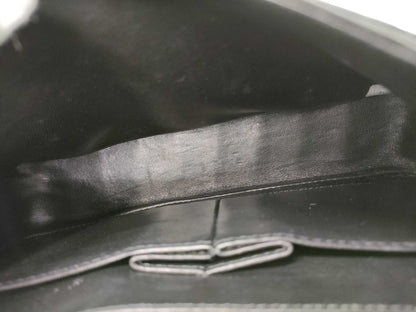 CHANEL Double Flap Crocodile Black GP Shoulder Bag