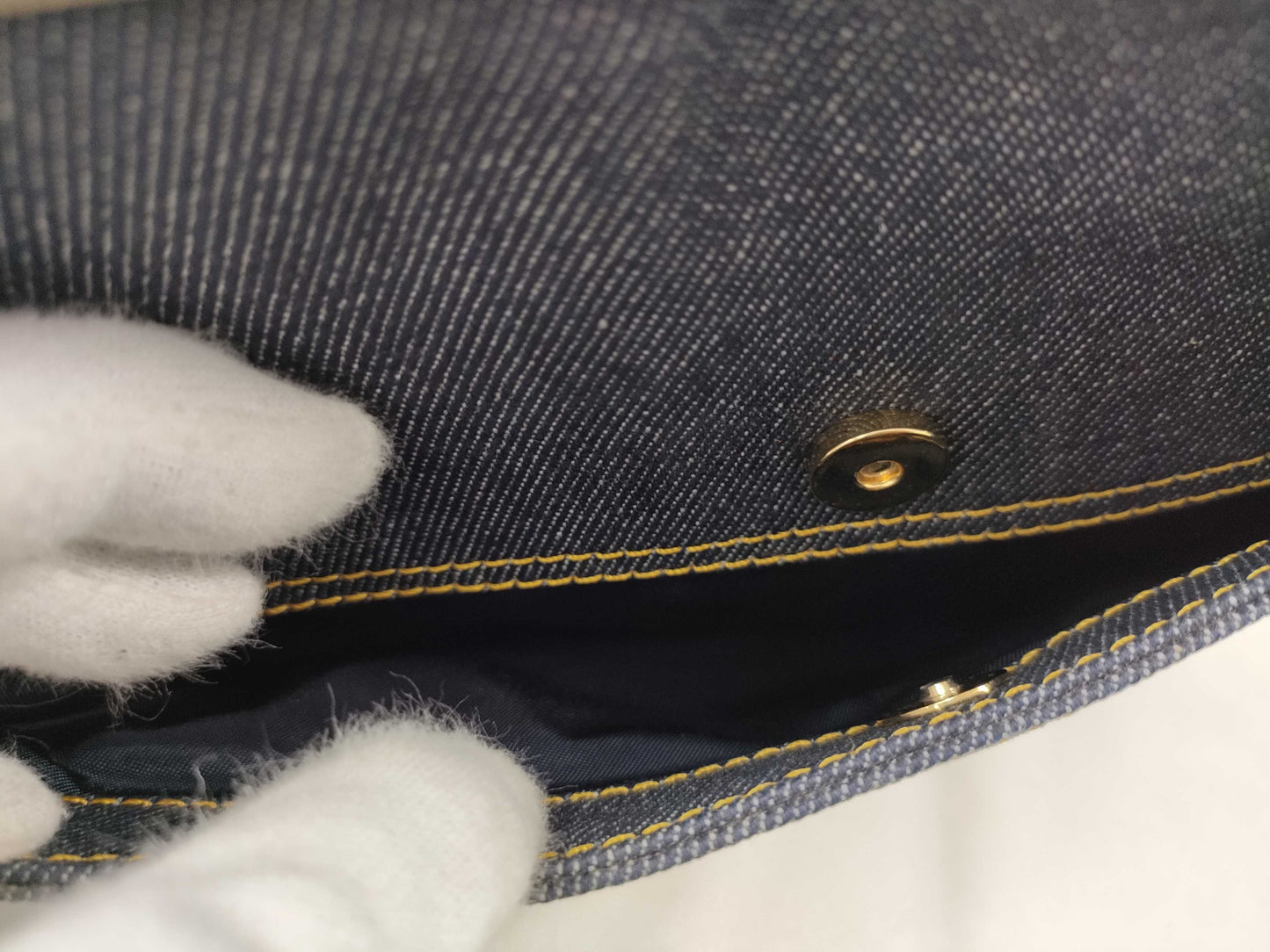 Dior Saddle Bag Denim GP Handbag