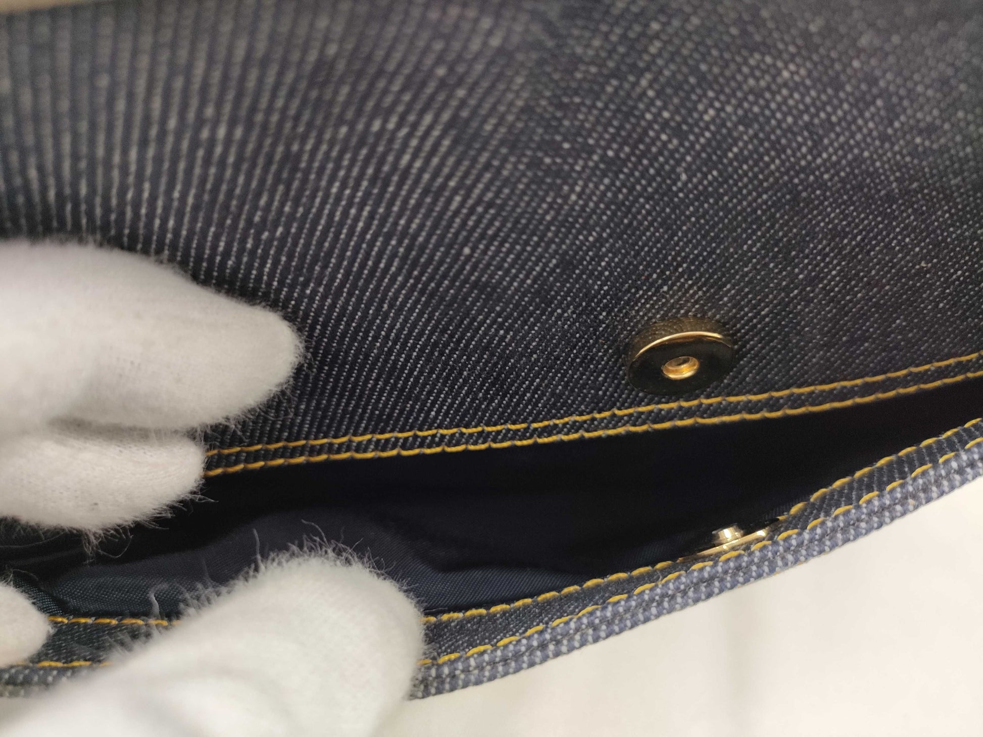 Dior Saddle Bag Denim GP Handbag