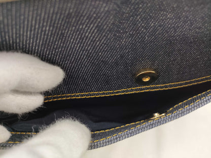 Dior Saddle Bag Denim GP Handbag