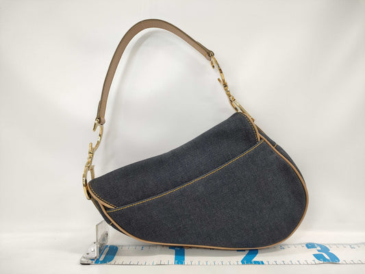 Dior Saddle Bag Denim GP Handbag