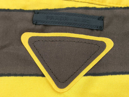 PRADA Prada Shorts Yellow Brown S Pants