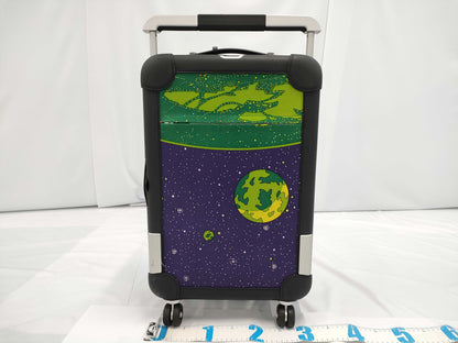 HERMES Togo Rolling Mobility Suitcase in Toile H Black Stainless Steel Carry-on Bag