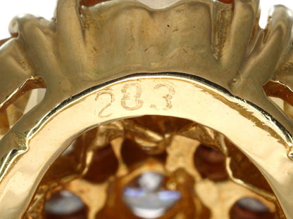 CT2.83ct D0.68ct K18 7.4g Ring 