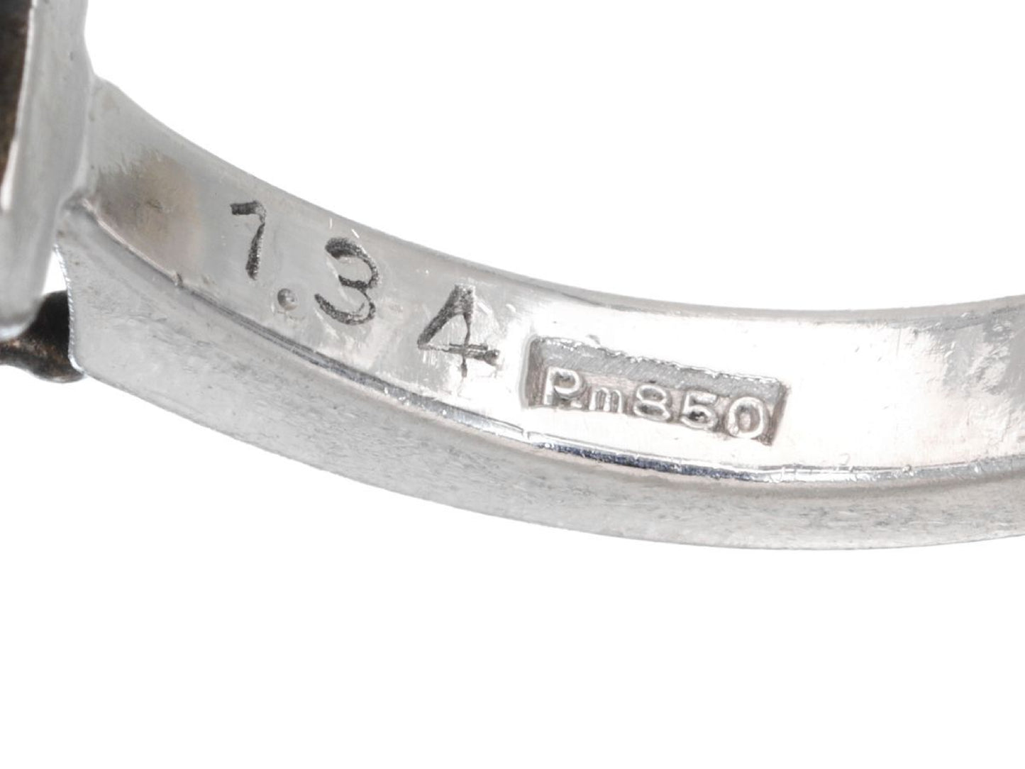 E1.34ct D1.09ct Pm850 7.9g Ring 