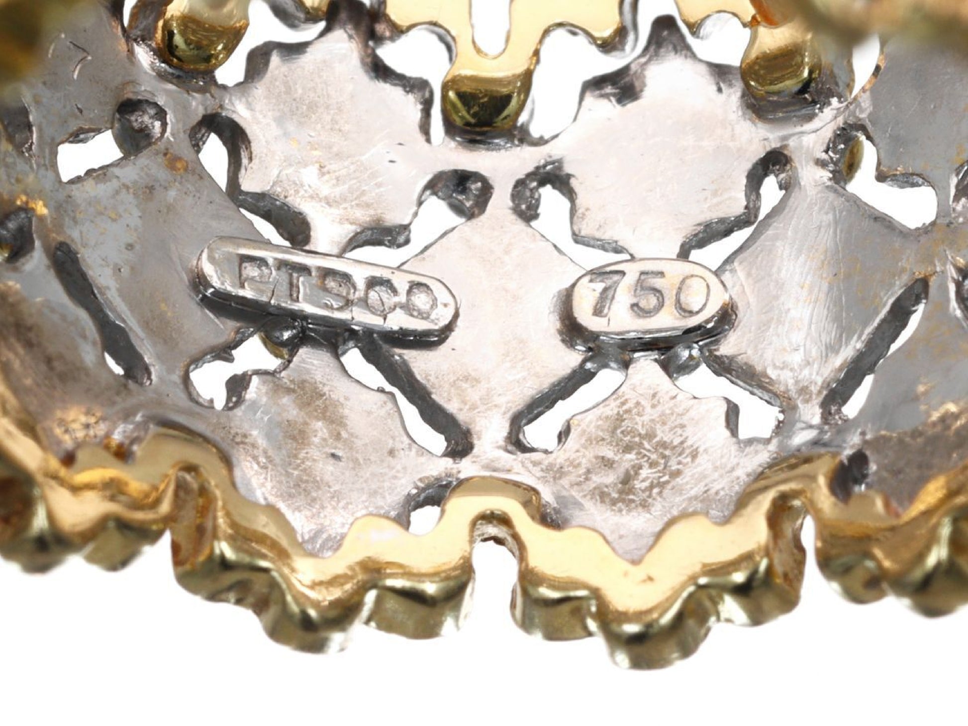 D0.77ct Pt900/K18 7.5g Ring 