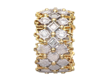 D0.77ct Pt900/K18 7.5g Ring 