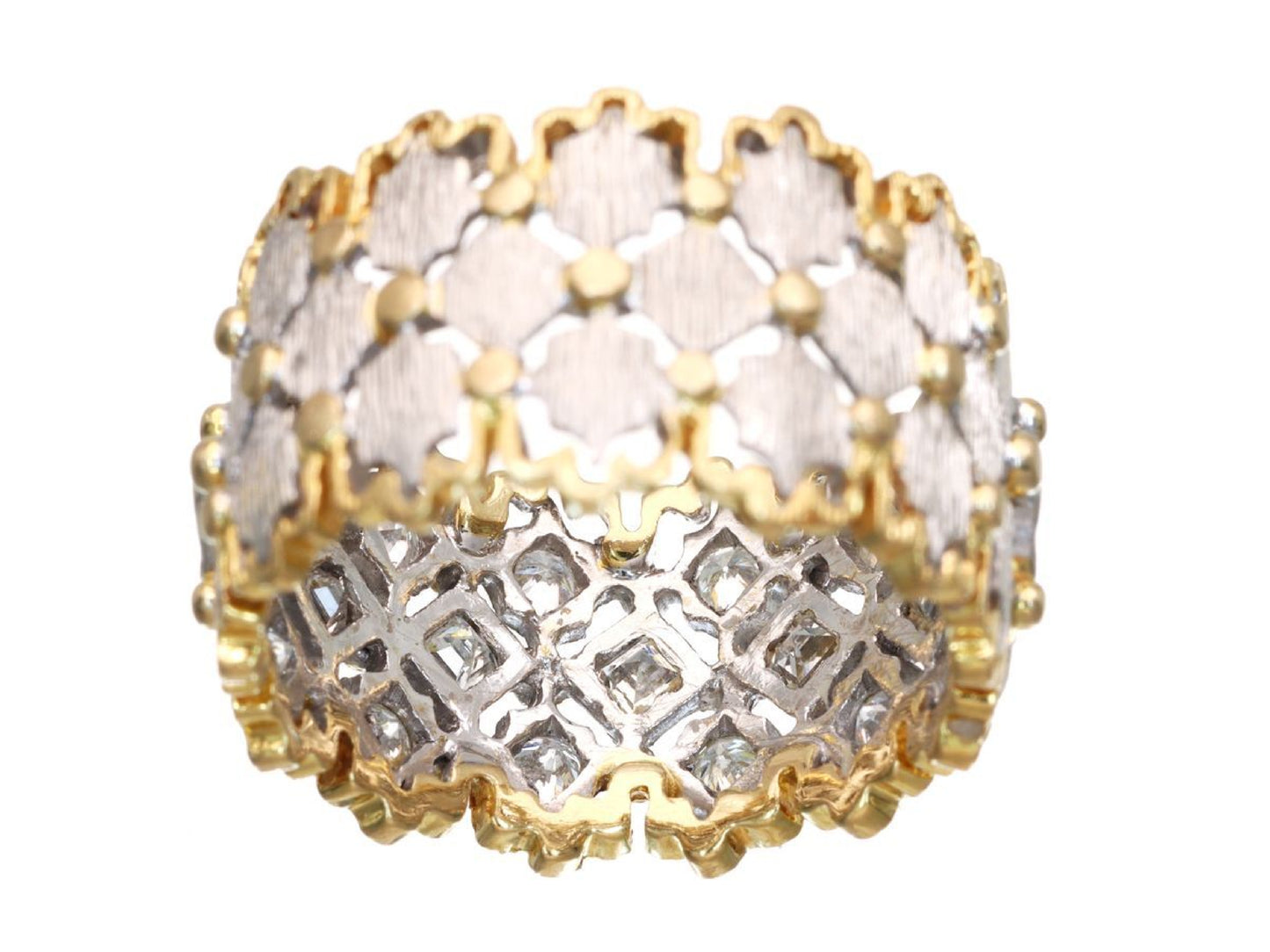 D0.77ct Pt900/K18 7.5g Ring 