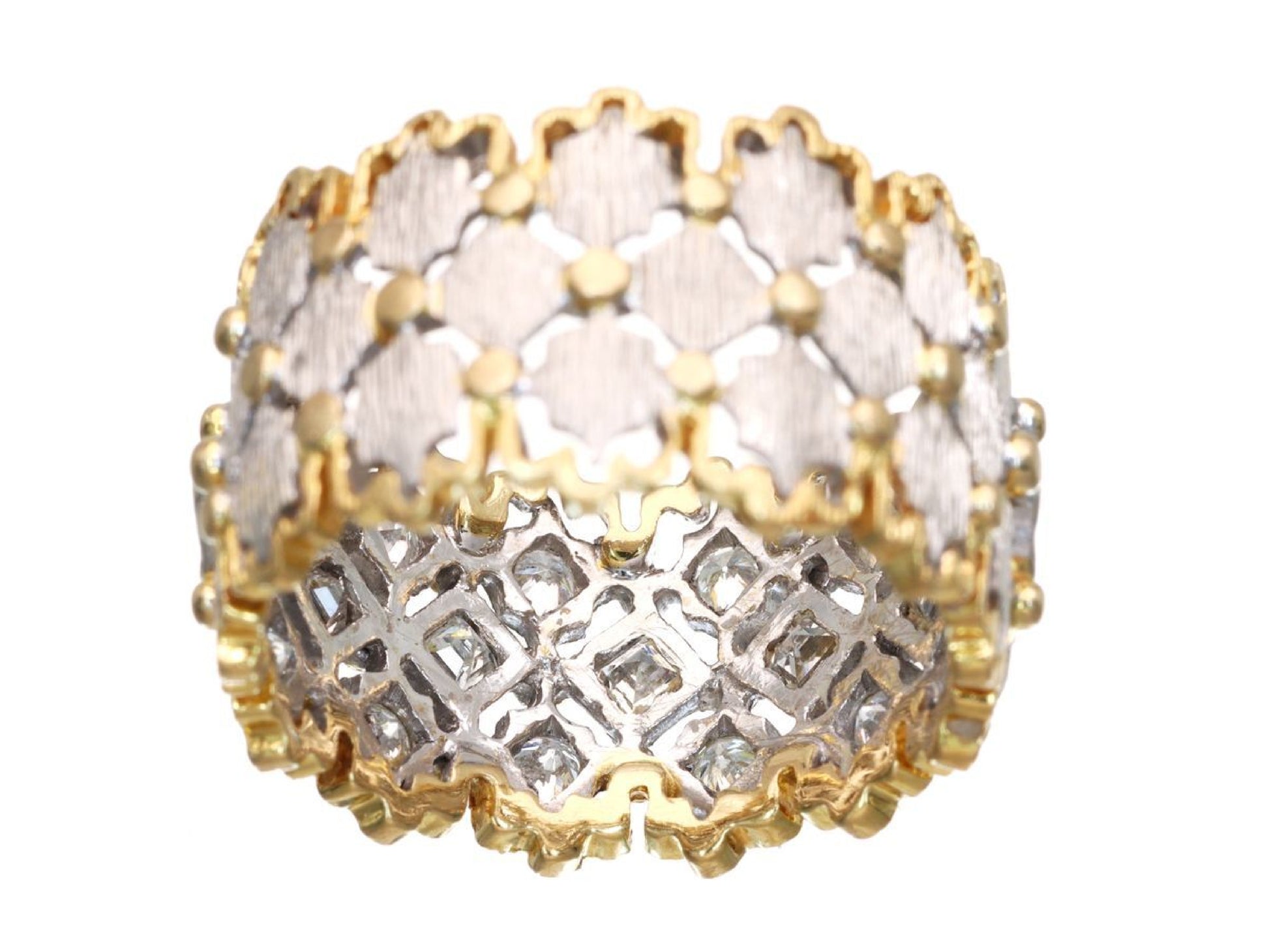 D0.77ct Pt900/K18 7.5g Ring 