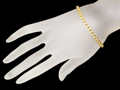D1.00ct K18 12.9g Bracelet/Bangle 