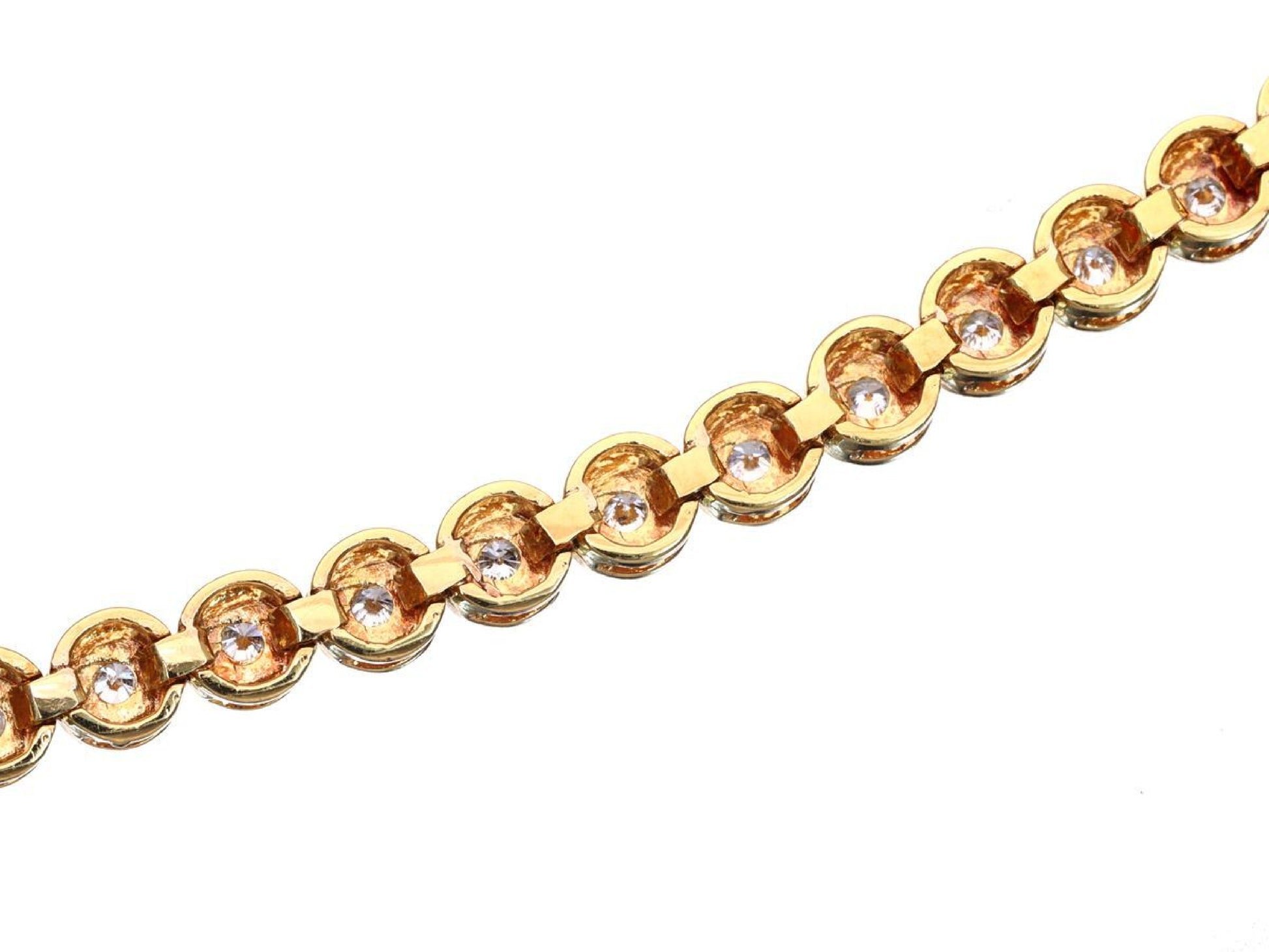 D1.00ct K18 12.9g Bracelet/Bangle 