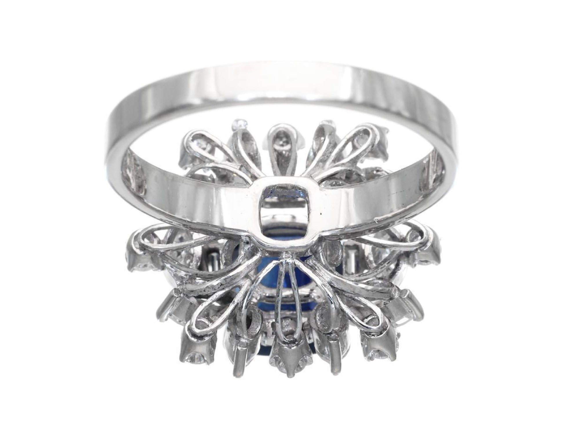 S2.04ct D0.92ct PT850 6.6g Ring 