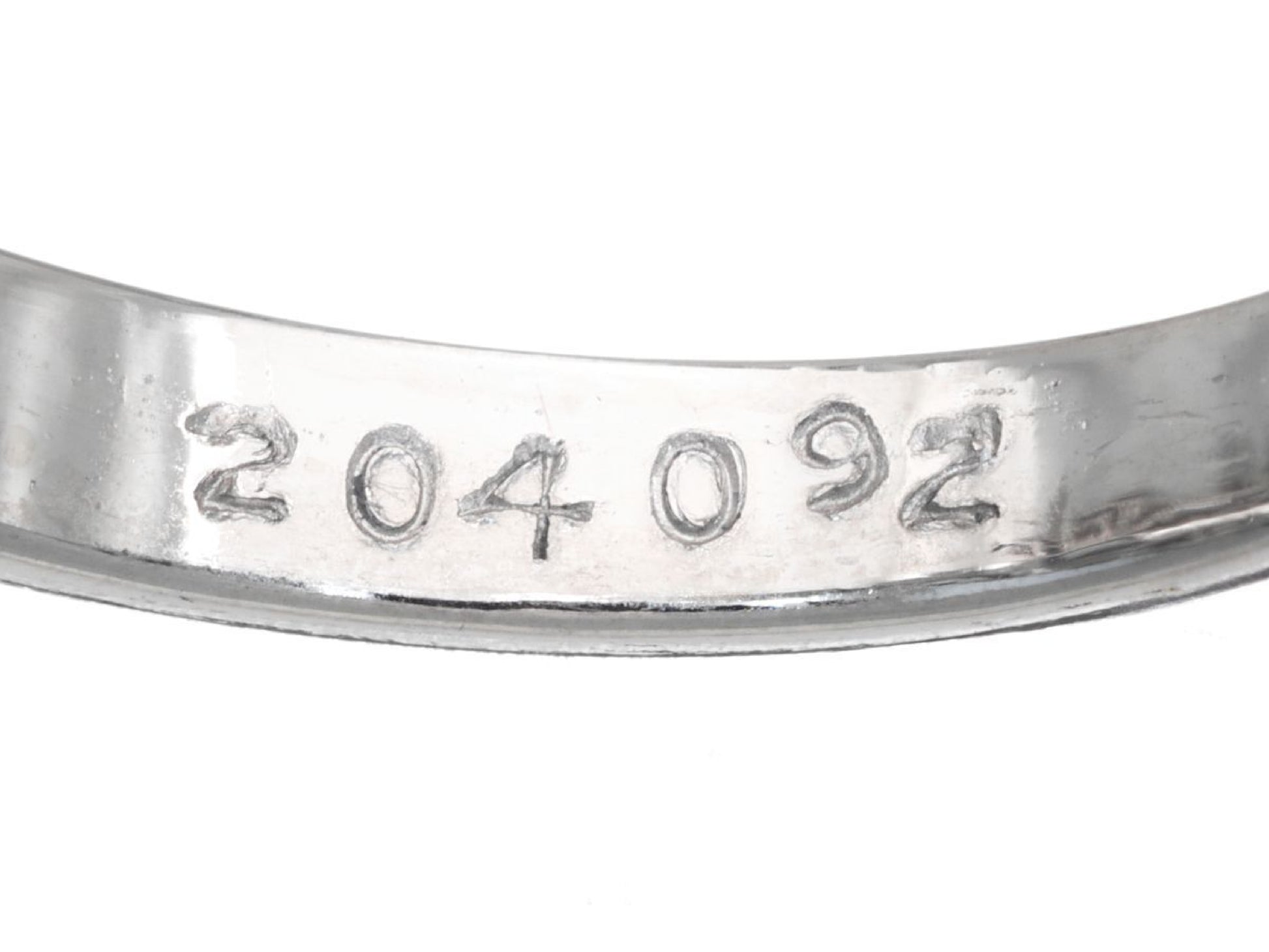 S2.04ct D0.92ct PT850 6.6g Ring 