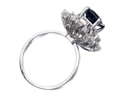 S2.04ct D0.92ct PT850 6.6g Ring 