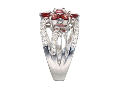 TL0.32ct G2.20ct Diamond K18WG 7.3g Ring 