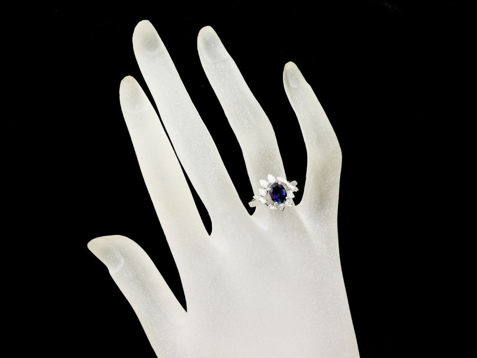S1.39ct D0.39ct PT850 4.5g Ring 